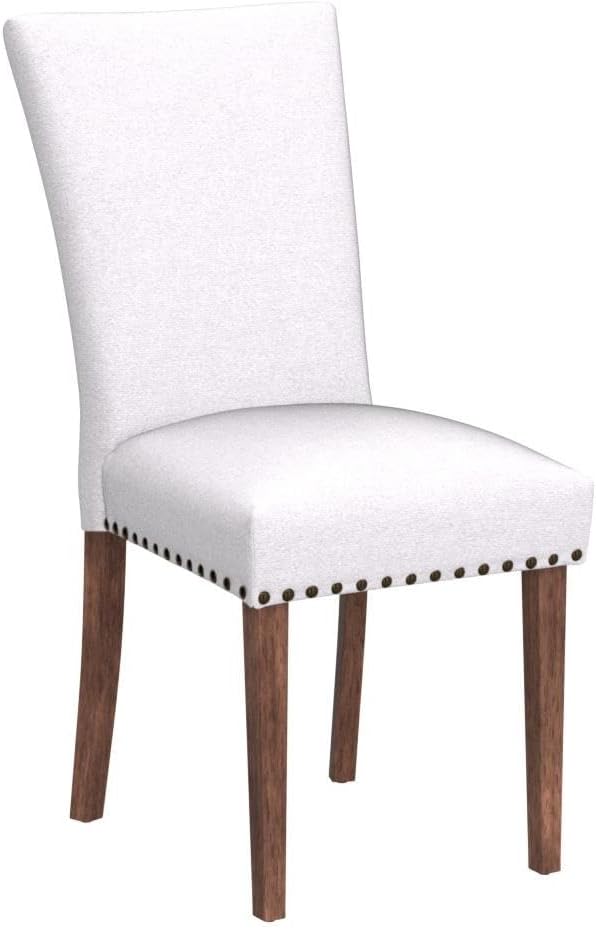 Parsons Dining Chairs Set of 4, Upholstered Nailhead Dining Room Kitchen Side - Image 4
