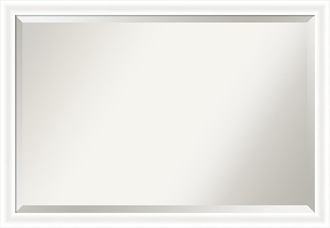 Amanti Art White Bathroom Mirror by AmantiArt