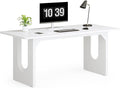 LITTLE TREE 70.8-Inch Home Office Desk, Study Writing Work Desk by LITTLETREE