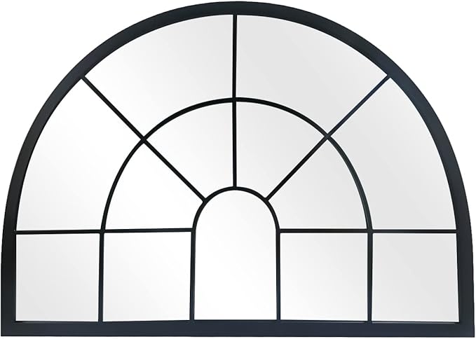 WAMIRRO Arched Window Pane Mirror Decor, Farmhouse Mantel Mirrors - Image 5