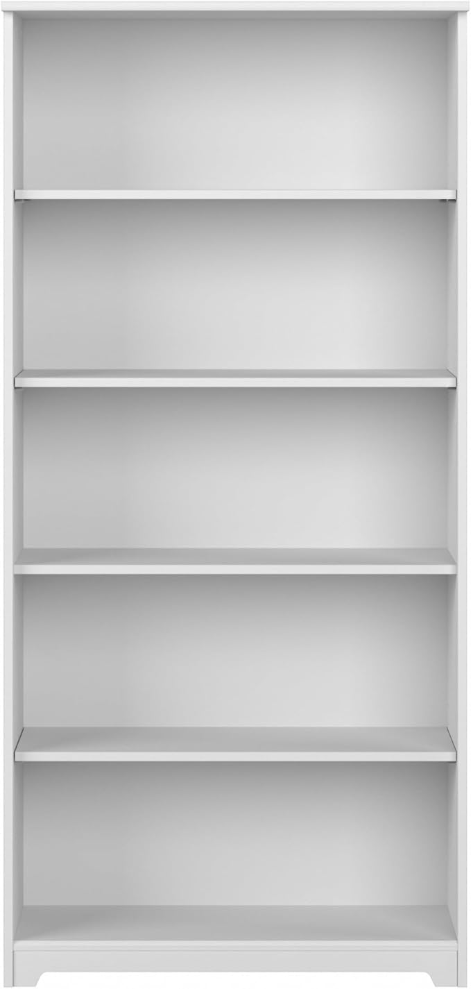 Bush Furniture Tall 5 Shelf Bookcase, Large Open Bookshelf, Sturdy Display - Image 8