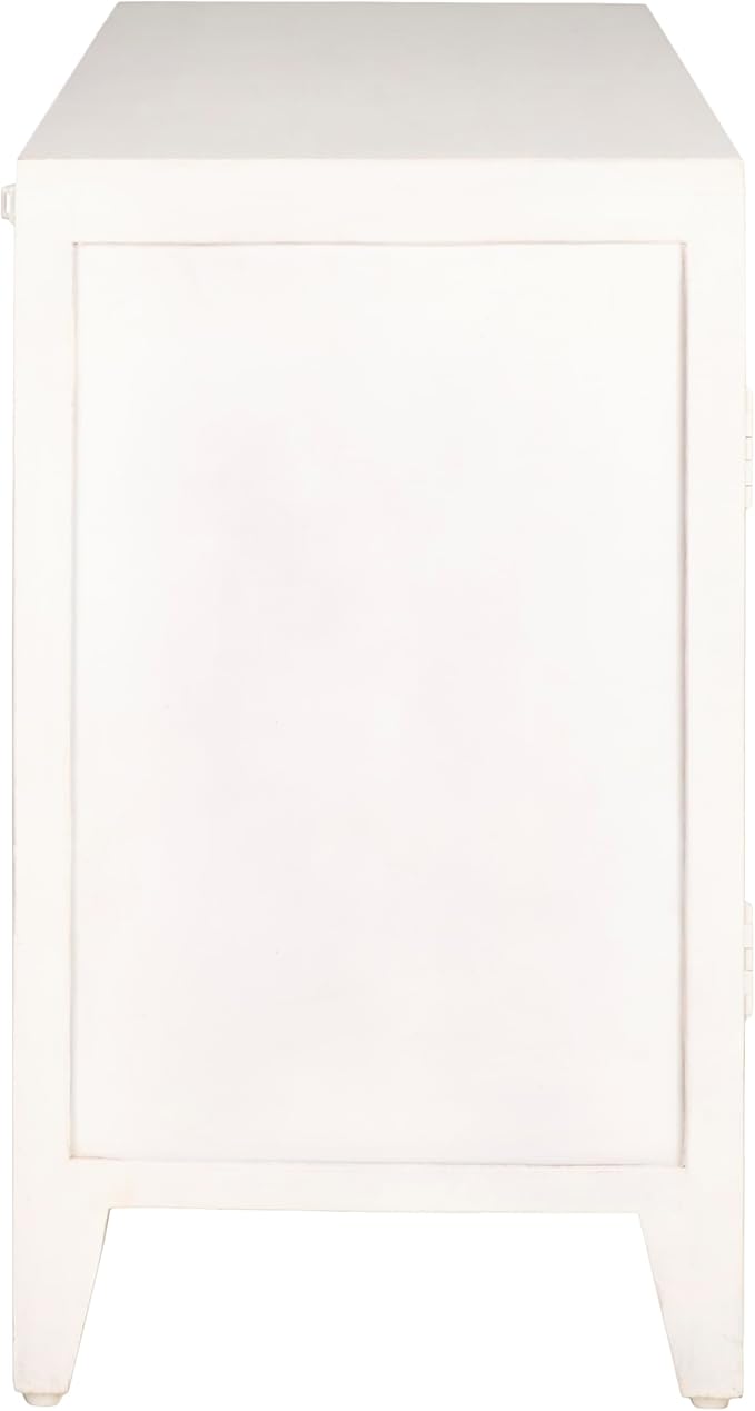 SAFAVIEH Raura TV Stand for up to 60" Flatscreen – White Washed, 2 Doors - Image 7