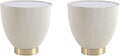 Manhattan Comfort Anderson Modern 18" Round End Table 2.0 | Ceramic Marble by ManhattanComfort