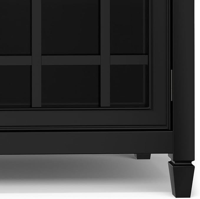 SIMPLIHOME Connaught Solid Wood 60 inch Wide Traditional Wide Storage Cabinet - Image 8