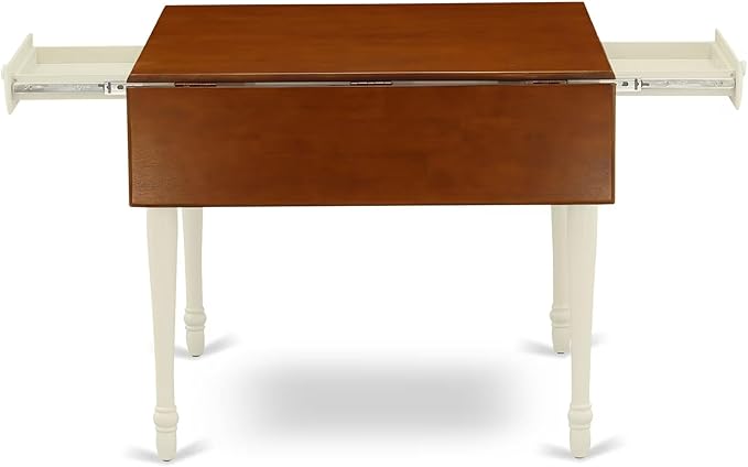 East West Furniture MZAV5-WHI-W 5 Piece Kitchen Table & Chairs Set Includes a - Image 10