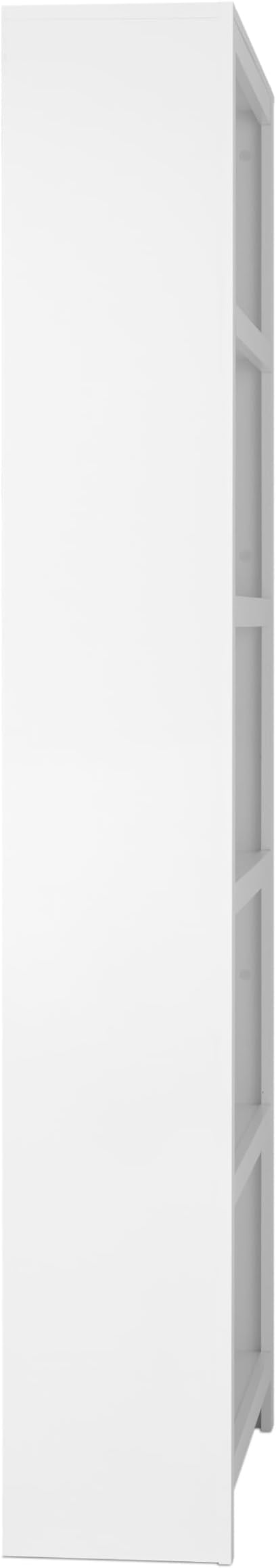 Prepac Moda 5-Tier Tall Wooden Bookcase, Display Cabinet, Bookshelf - Image 10