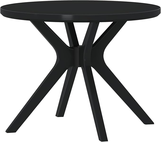 Plank+Beam Verso Round Dining Table, 38 Inch Solid Wood Kitchen & Dining Room - Image 3