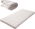 EMOOR Japanese Padded Futon Mattress Machi Full Gray, Gusset Foldable Storable by EMOOR