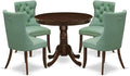 East West Furniture ANDA5-AWA-22 5 Piece Kitchen Table Set Includes a Round by EastWestFurniture