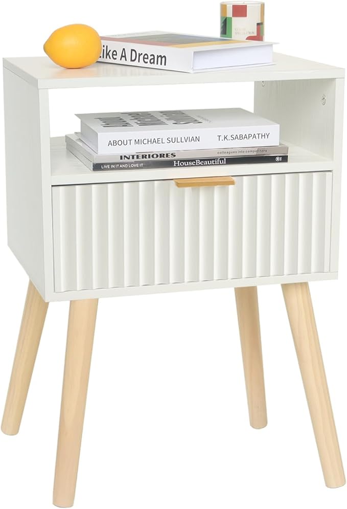 Night Stand, Fluted Nightstand by Fultyle