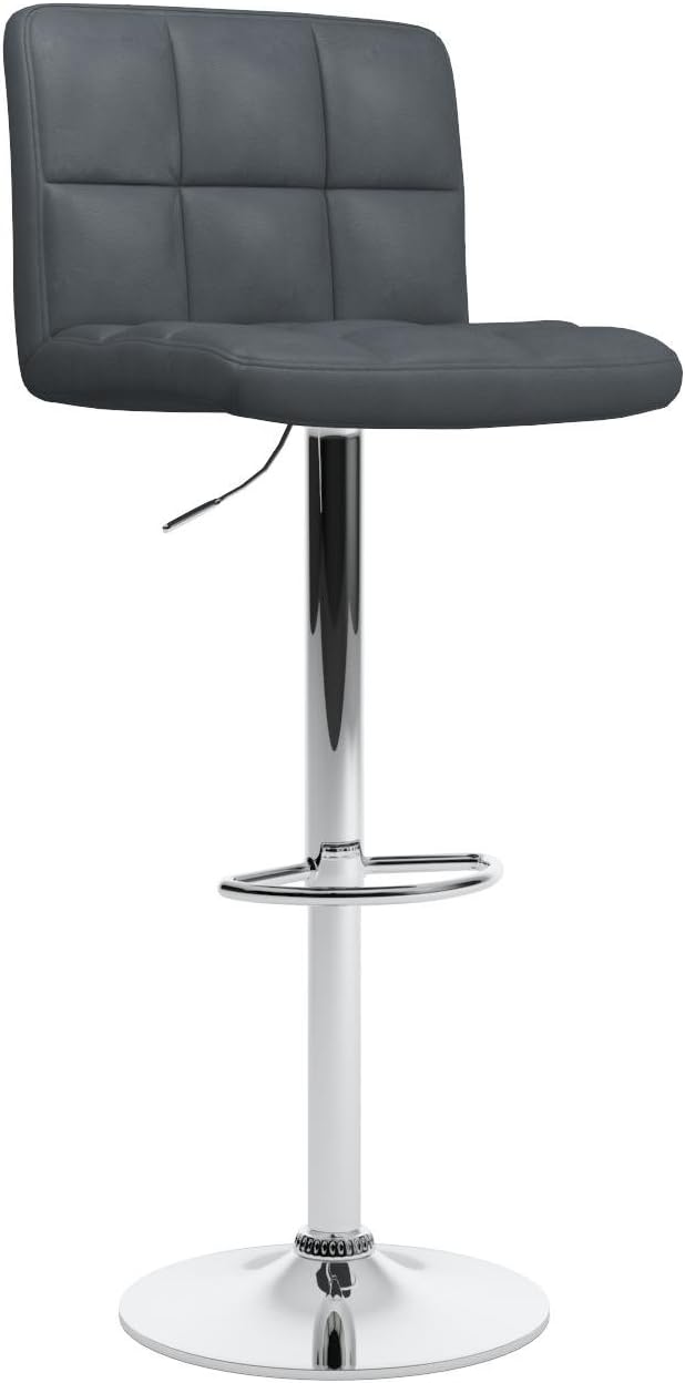 Roundhill Furniture Swivel Leather Adjustable Hydraulic Bar Stool - Image 5