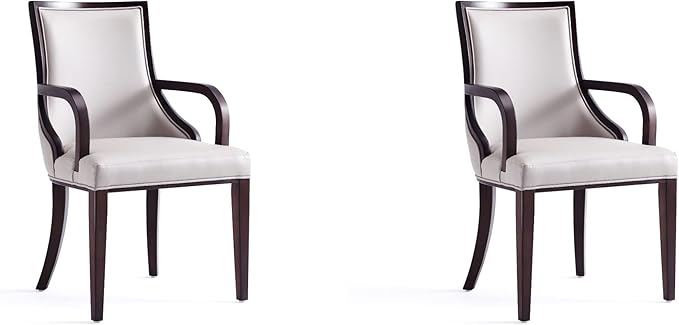 Manhattan Comfort Grand Faux Leather Dining Chairs by ManhattanComfort