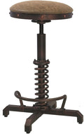 Topower Industrial Retro Vintage Farm PU Seat Tractor Stool Kitchen Swivel by Topower