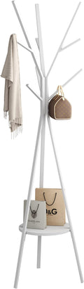 Coat Rack Hat Stand Free Standing Display Hall Tree Metal Hat Hanger Garment by HOMEBI