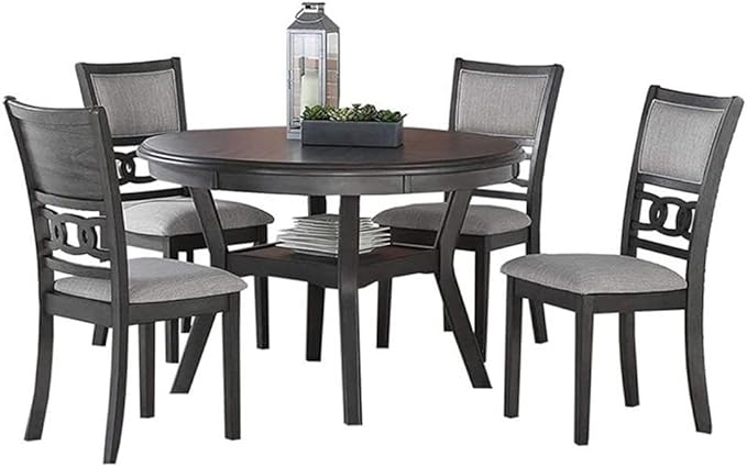 New Classic Furniture Gia 5-Piece Round Dining Set by NewClassicFurniture