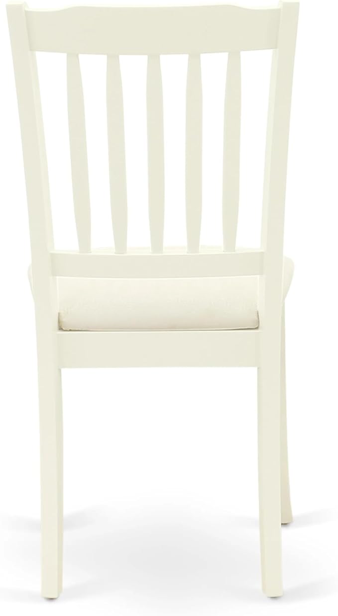 East West Furniture AMDA3-LWH-C 3 Piece Dining Table Set - Image 10