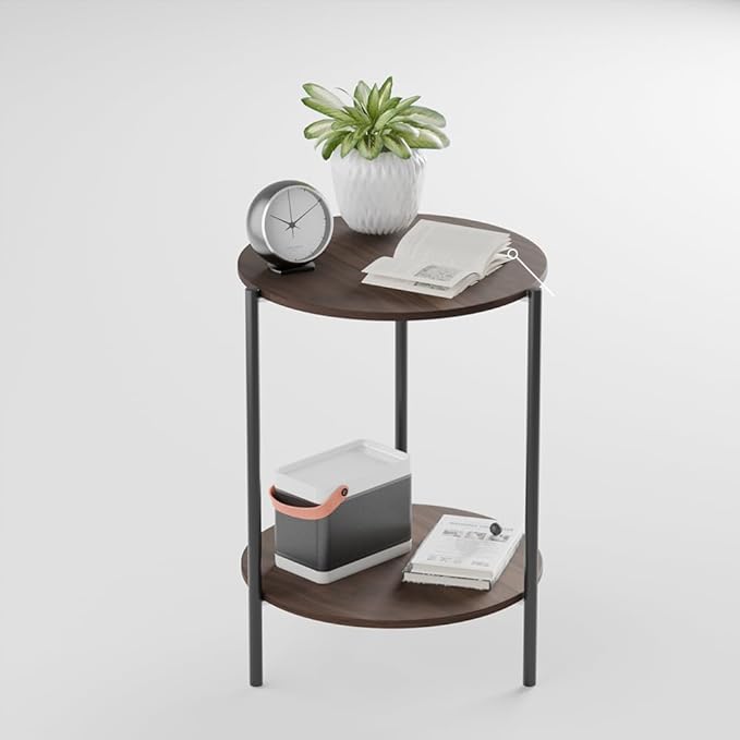Side Table, Round End Table - Image 7