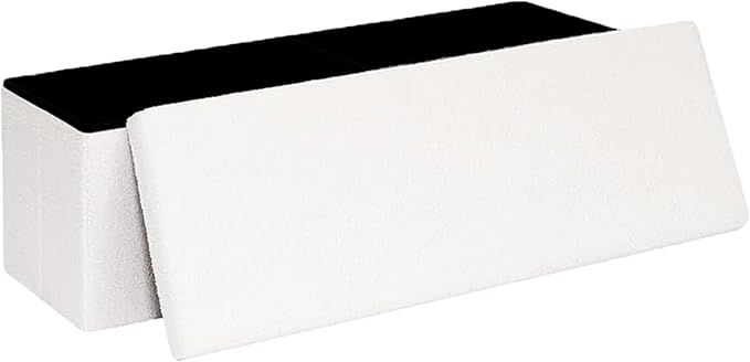 43 Inches Storage Ottoman Bench by CAIPINFUL