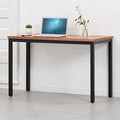 55 Inch Desk - Sturdy Metal Frame Computer Desk, Spacious Office Desk & Writing by BEST+BOARD