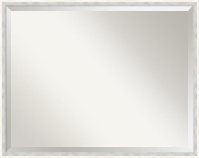 Amanti Art White Bathroom Mirror by AmantiArt