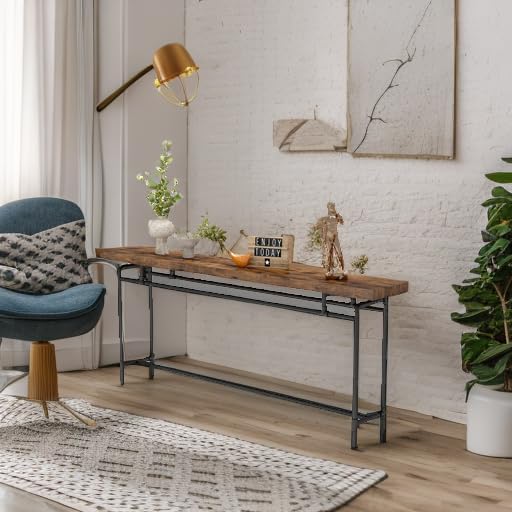 Tribesigns Console Table, 70.9 Inches Extra Long Sofa Table - Image 6