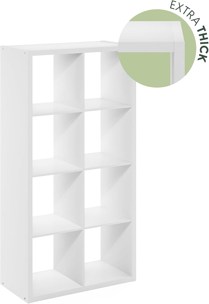 Furinno Cubicle Open Back Decorative Cube Storage Organizer - Image 5