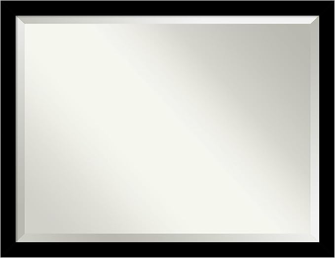 Amanti Art Black Bathroom Mirror by AmantiArt