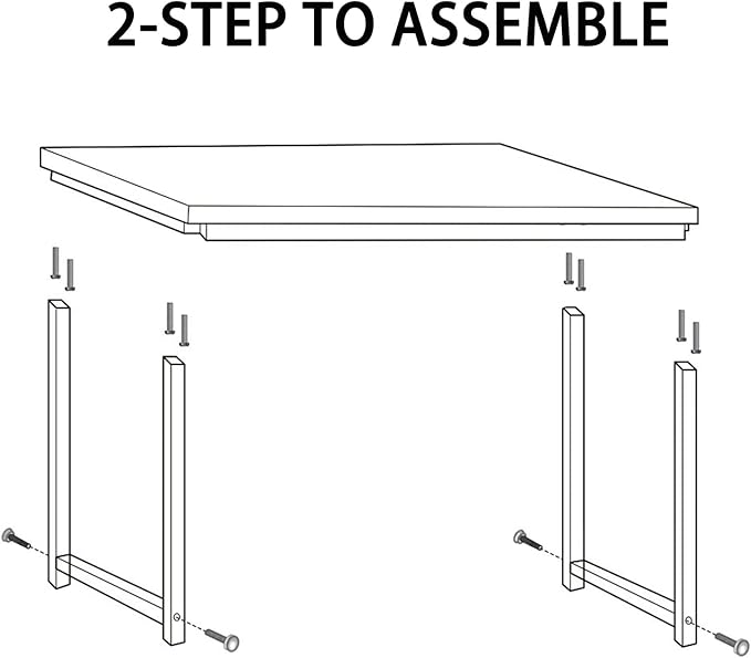 NSdirectModern Computer Desk 63 inch Large Office Desk Writing Study Table - Image 6