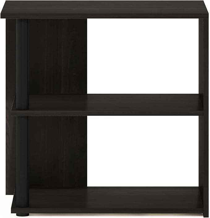 Furinno Romain 2-Tier End Table, Espresso/Black - Image 6