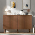 47.2" Buffet Cabinet with 4 Doors, Accent Sideboard Cabinet with Adjustable by ChicFurnit