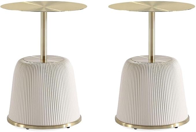 Manhattan Comfort Anderson Modern 15.75" Round End Tables 1.0 by ManhattanComfort