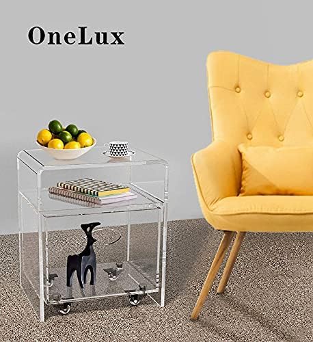 ONELUX 2088 Clear Acrylic nightstand - Image 6