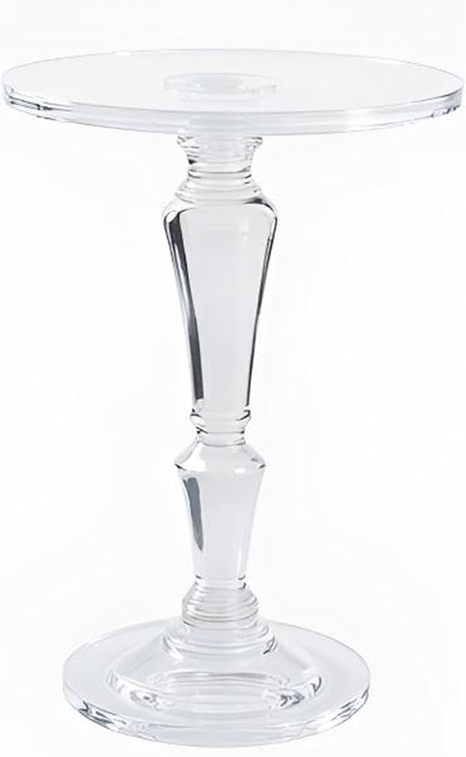 LIKENOW Furniture Acrylic Side Table, Acrylic End Table by LIKENOW