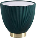 Manhattan Comfort Anderson Modern 18" Round End Table 2.0 | Ceramic Marble by ManhattanComfort