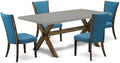 East West Furniture X797VE721-5 5 Piece Dining Table Set Includes a Rectangle by EastWestFurniture