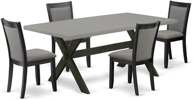 East West Furniture X697MZ650-5 5 Piece Dining Table Set by EastWestFurniture