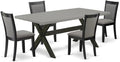 East West Furniture X697MZ650-5 5 Piece Dining Table Set by EastWestFurniture