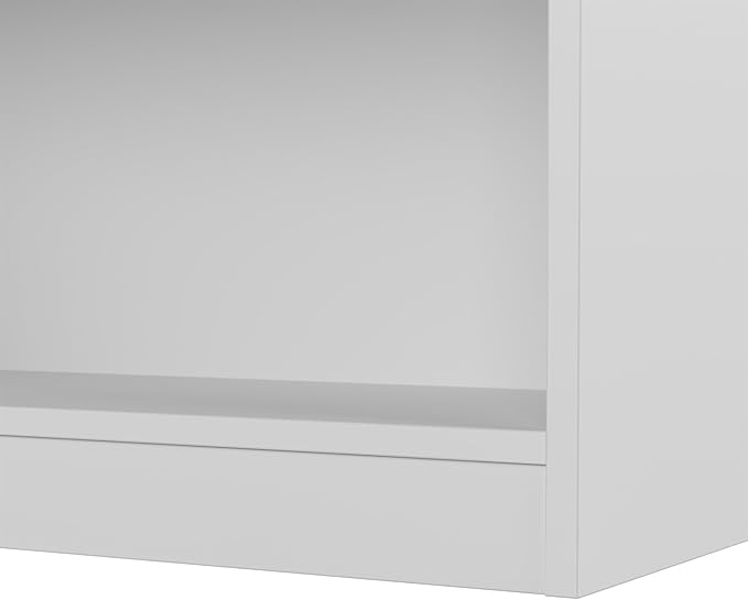 Bush Furniture Universal 25W Tall 5 Shelf Bookcase in White, Vertical Storage - Image 7
