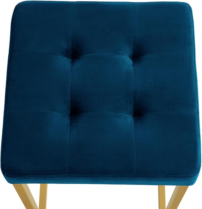 24KF Contemporary Counter Height Bar Stool Set of 2 - Image 6