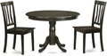 East West Furniture HLAN3-CAP-W 3 Piece Dining Room Furniture Set Contains a by EastWestFurniture