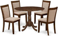 East West Furniture DLMZ5-AWN-04 5 Piece Kitchen Table Set by EastWestFurniture