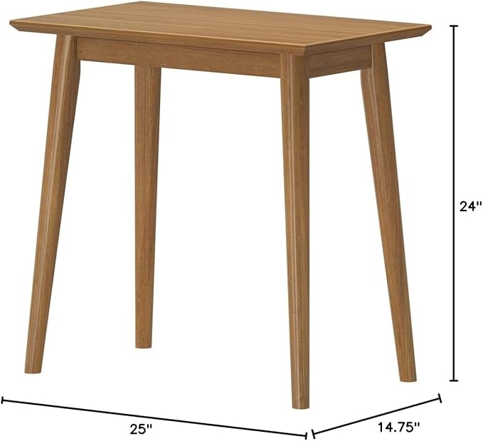 Plank+Beam Mid Century Modern Rectangular Side Table, End Table - Image 2