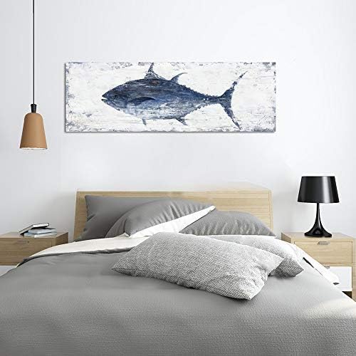 Yihui Arts Decor Abstract Fish Sealife Canvas Wall Art Prints Gallery Wrapped - Image 8