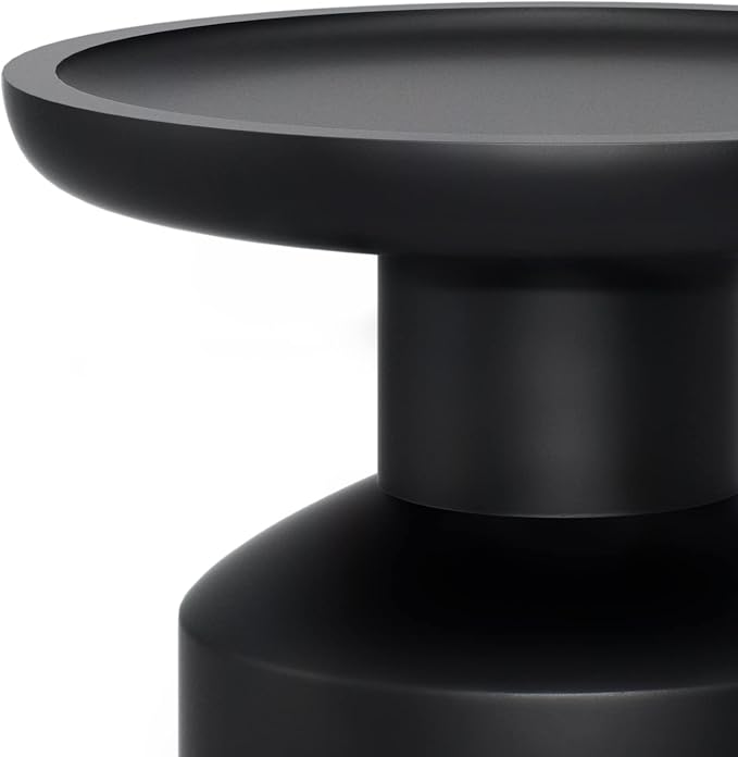 SIMPLIHOME Haynes 16-inch Wide Solid Mango End Table in Black, Handcrafted - Image 5