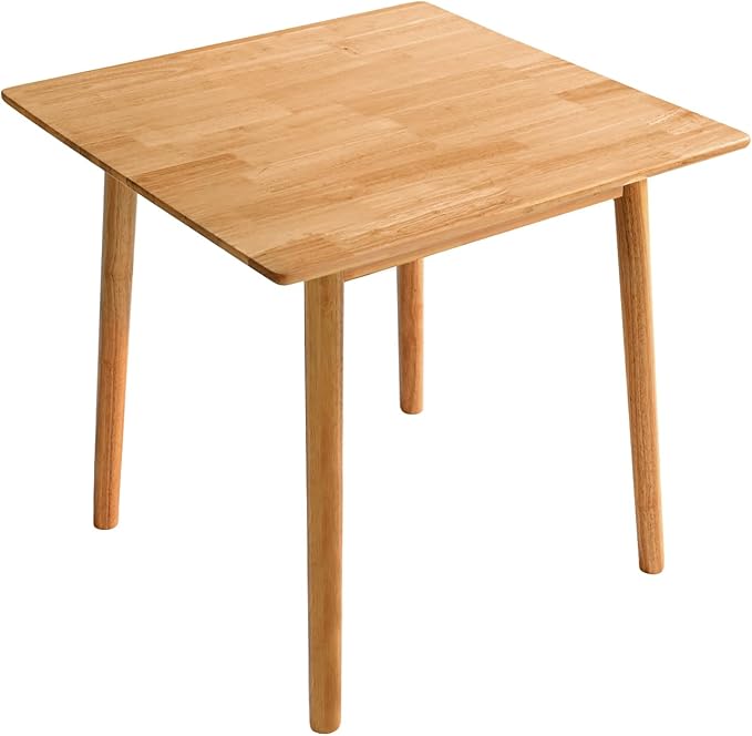 DELAVIN 29.5" Solid Wood Dining Table, Modern Small Dining Table, Square by DELAVIN