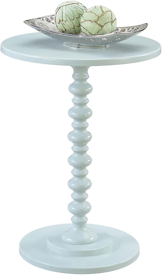 Convenience Concepts Palm Beach Spindle 17.75" Traditional Round End Living Room - Image 4