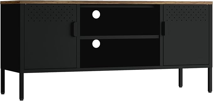 Manhattan Comfort Landen 47" Modern Metal TV Stand - Image 8