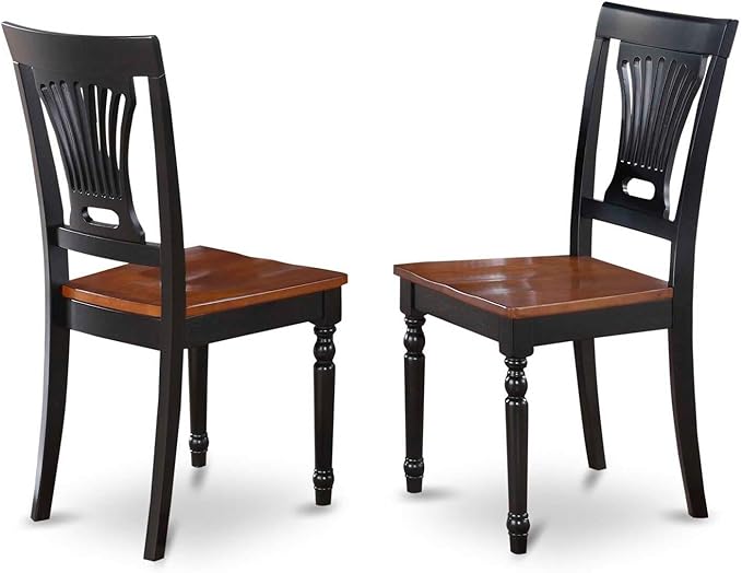 East West Furniture ESVA3-BCH-W 3 Piece Dining Table Set - Image 2