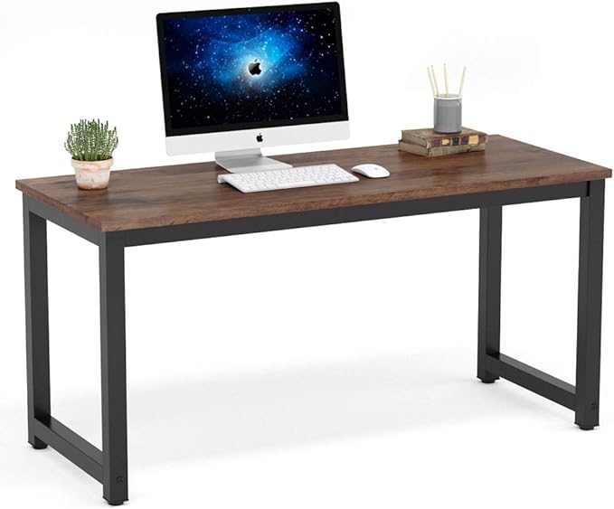 Tribesigns Computer Desk, 55 inch Large Office Desk Computer Table Study by Tribesigns
