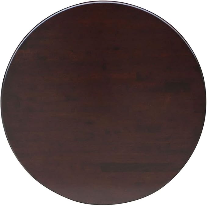 IC International Concepts 30" Round Top Pedestal Table, Bar Height-40.9" - Image 4